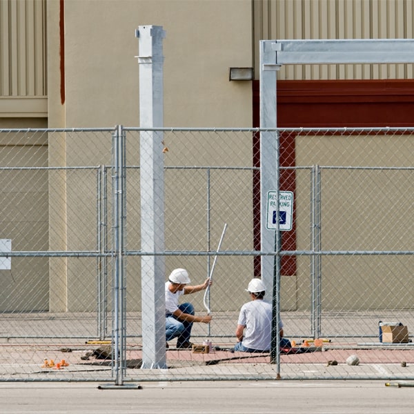 how much time can i lease the temporary fence for my building site or event in Eaton Center